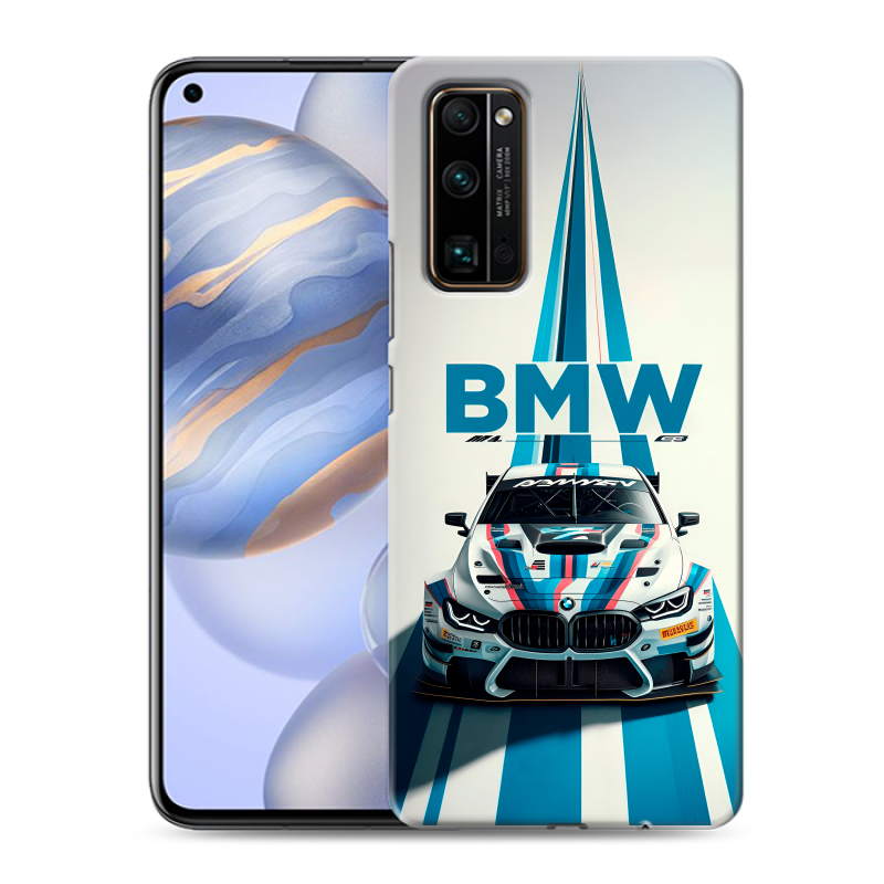 Пластиковый чехол на Huawei Honor 30 с принтом БМВ BMW Пластиковый чехол на Huawei Honor 30 с принтом БМВ BMW