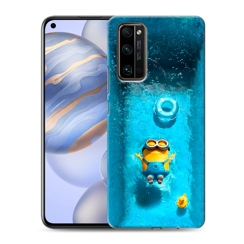Пластиковый чехол на Huawei Honor 30 с принтом Миньоны Пластиковый чехол на Huawei Honor 30 с принтом Миньоны