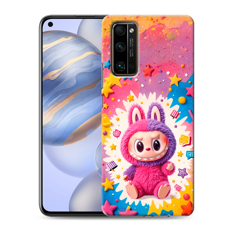 Пластиковый чехол на Huawei Honor 30 с принтом Labubu Лабубу Пластиковый чехол на Huawei Honor 30 с принтом Labubu Лабубу
