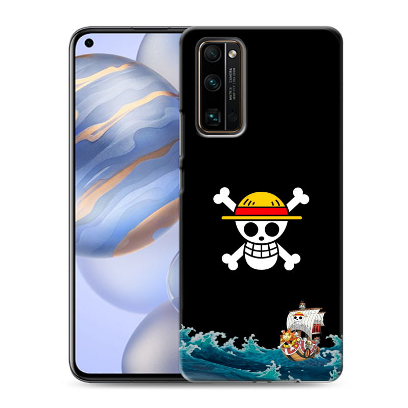 Силиконовый противоударный чехол на Huawei Honor 30 с принтом One Piece Ван Пис Силиконовый противоударный чехол на Huawei Honor 30 с принтом One Piece Ван Пис