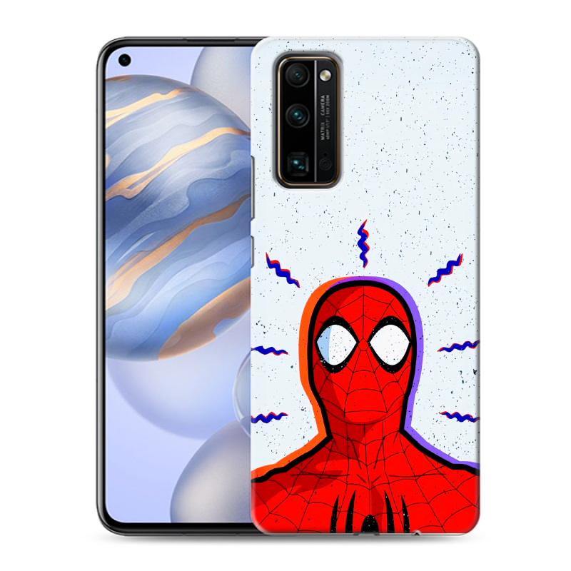 Пластиковый чехол на Huawei Honor 30 с принтом Spiderman Человек паук Пластиковый чехол на Huawei Honor 30 с принтом Spiderman Человек паук