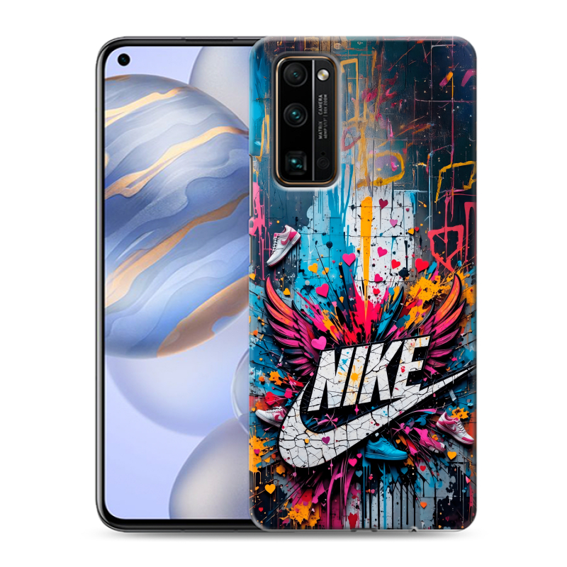 Пластиковый чехол на Huawei Honor 30 с принтом Nike Найк Пластиковый чехол на Huawei Honor 30 с принтом Nike Найк