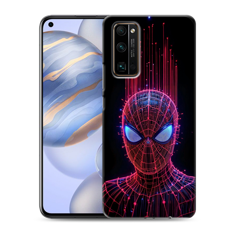 Силиконовый противоударный чехол на Huawei Honor 30 с принтом Spiderman Человек паук Силиконовый противоударный чехол на Huawei Honor 30 с принтом Spiderman Человек паук