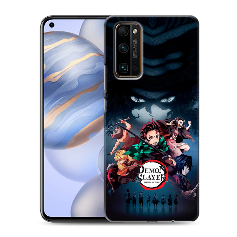 Пластиковый чехол на Huawei Honor 30 с принтом Demon Slayer Клинок рассекающий демонов Пластиковый чехол на Huawei Honor 30 с принтом Demon Slayer Клинок рассекающий демонов