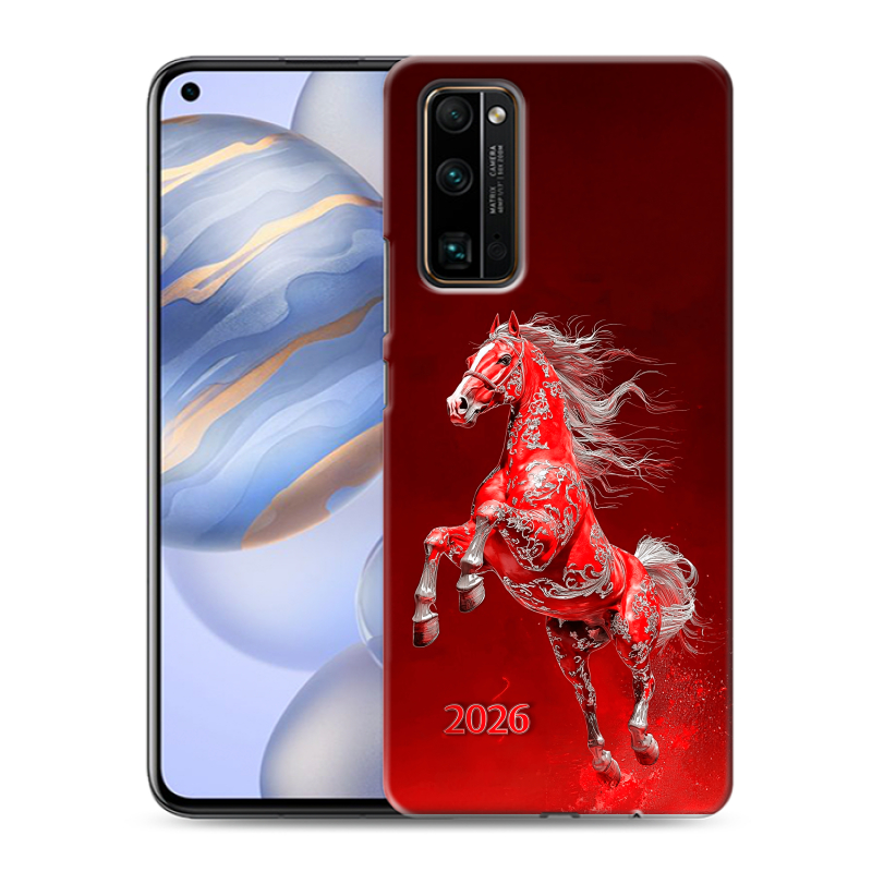 Пластиковый чехол на Huawei Honor 30 с принтом Новый год Пластиковый чехол на Huawei Honor 30 с принтом Новый год
