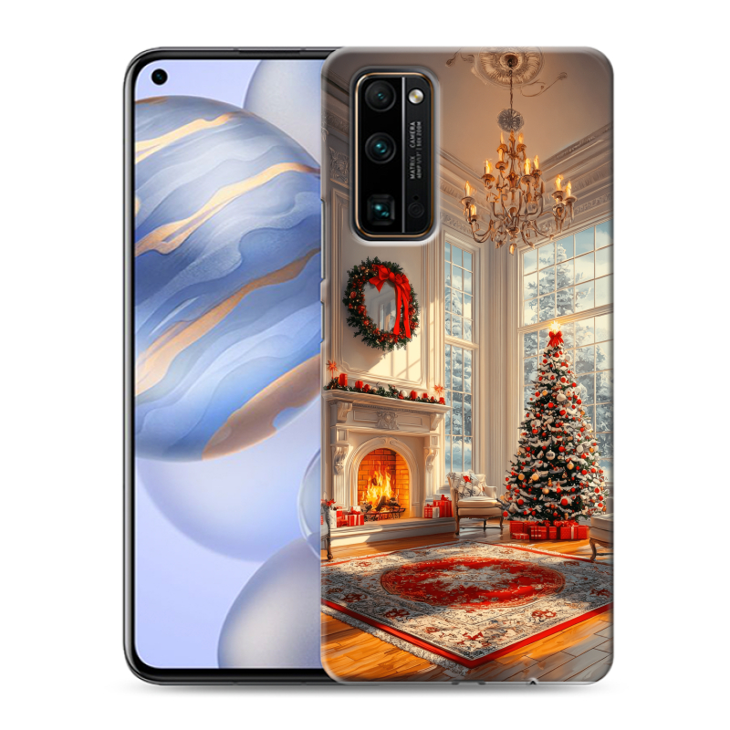 Пластиковый чехол на Huawei Honor 30 с принтом Новый год Пластиковый чехол на Huawei Honor 30 с принтом Новый год