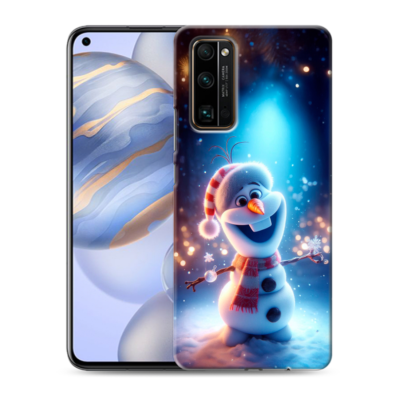 Силиконовый противоударный чехол на Huawei Honor 30 с принтом Новый год Силиконовый противоударный чехол на Huawei Honor 30 с принтом Новый год