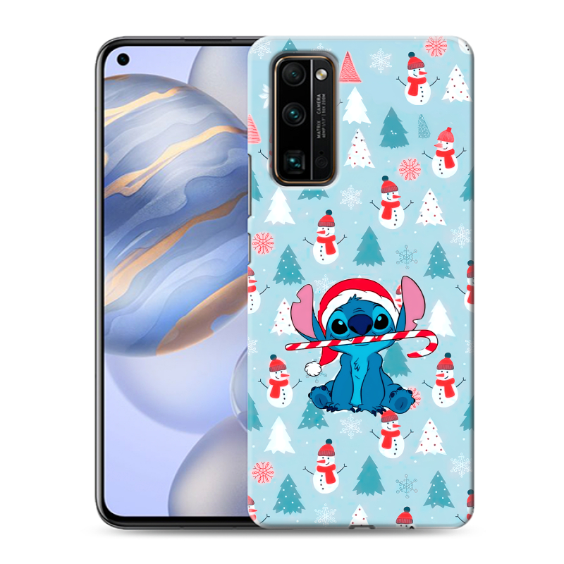 Пластиковый чехол на Huawei Honor 30 с принтом Стич Новый год Пластиковый чехол на Huawei Honor 30 с принтом Стич Новый год