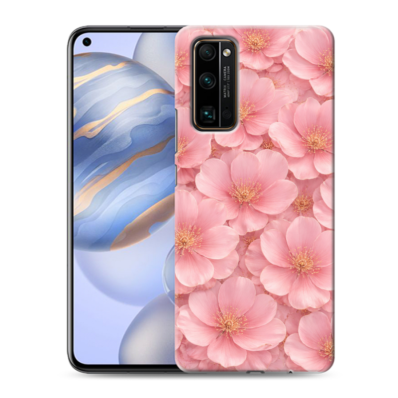 Силиконовый противоударный чехол на Huawei Honor 30 с принтом женский Силиконовый противоударный чехол на Huawei Honor 30 с принтом женский