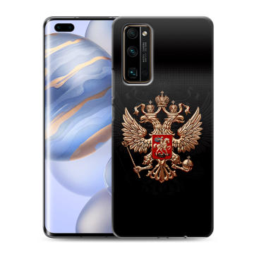 Силиконовый чехол на Huawei Honor 30 Pro с принтом Герб России Силиконовый чехол на Huawei Honor 30 Pro с принтом Герб России