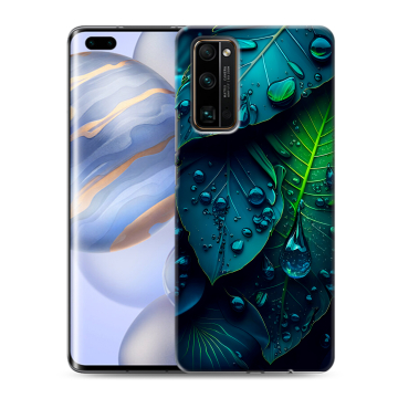 Силиконовый чехол на Huawei Honor 30 Pro с принтом Листья Силиконовый чехол на Huawei Honor 30 Pro с принтом Листья