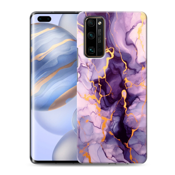 Силиконовый чехол на Huawei Honor 30 Pro с принтом Мрамор Силиконовый чехол на Huawei Honor 30 Pro с принтом Мрамор