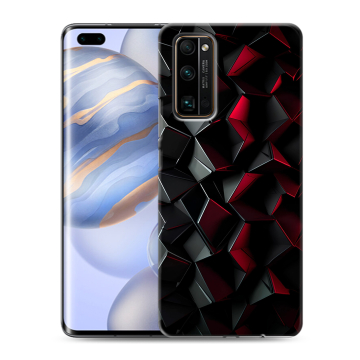 Силиконовый чехол на Huawei Honor 30 Pro с принтом Абстракция Силиконовый чехол на Huawei Honor 30 Pro с принтом Абстракция