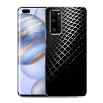 Силиконовый чехол на Huawei Honor 30 Pro с принтом Текстура металла Силиконовый чехол на Huawei Honor 30 Pro с принтом Текстура металла