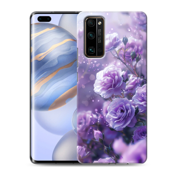 Силиконовый чехол на Huawei Honor 30 Pro с принтом Розы цветы Силиконовый чехол на Huawei Honor 30 Pro с принтом Розы цветы