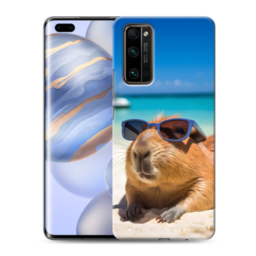 Силиконовый чехол на Huawei Honor 30 Pro с принтом Капибара Силиконовый чехол на Huawei Honor 30 Pro с принтом Капибара