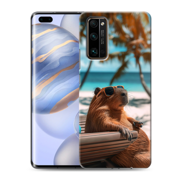 Силиконовый чехол на Huawei Honor 30 Pro с принтом Капибара Силиконовый чехол на Huawei Honor 30 Pro с принтом Капибара
