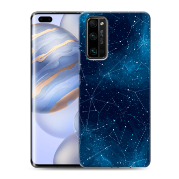 Силиконовый чехол на Huawei Honor 30 Pro с принтом Космос звезды