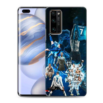 Силиконовый чехол на Huawei Honor 30 Pro с принтом Реал Роналдо Силиконовый чехол на Huawei Honor 30 Pro с принтом Реал Роналдо