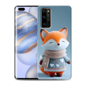 Силиконовый чехол на Huawei Honor 30 Pro с принтом Лиса