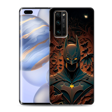 Силиконовый чехол на Huawei Honor 30 Pro с принтом Batman Бэтмен Силиконовый чехол на Huawei Honor 30 Pro с принтом Batman Бэтмен