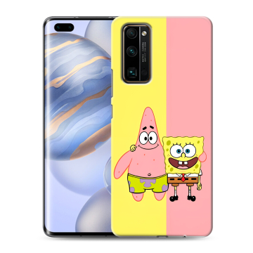 Силиконовый чехол на Huawei Honor 30 Pro с принтом Спанч боб Спанчбоб Силиконовый чехол на Huawei Honor 30 Pro с принтом Спанч боб Спанчбоб