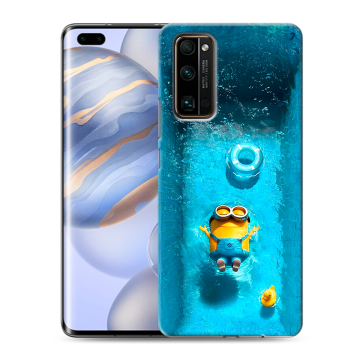 Силиконовый чехол на Huawei Honor 30 Pro с принтом Миньоны Силиконовый чехол на Huawei Honor 30 Pro с принтом Миньоны
