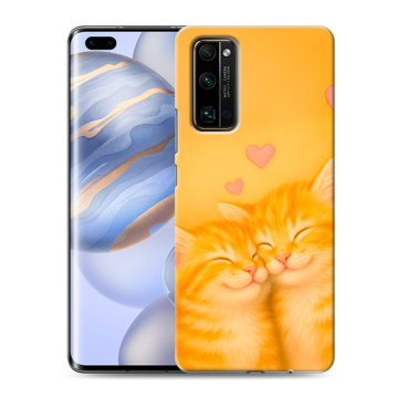 Силиконовый чехол на Huawei Honor 30 Pro с принтом Милые котята Силиконовый чехол на Huawei Honor 30 Pro с принтом Милые котята