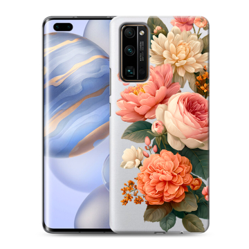 Силиконовый чехол на Huawei Honor 30 Pro с принтом цветы Силиконовый чехол на Huawei Honor 30 Pro с принтом цветы