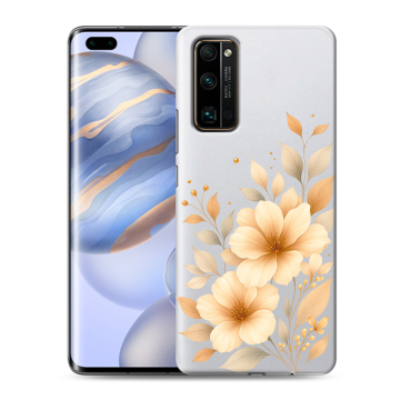 Силиконовый чехол на Huawei Honor 30 Pro с принтом для девушки