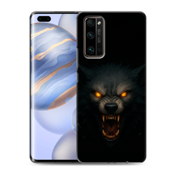Силиконовый чехол на Huawei Honor 30 Pro с принтом Волк