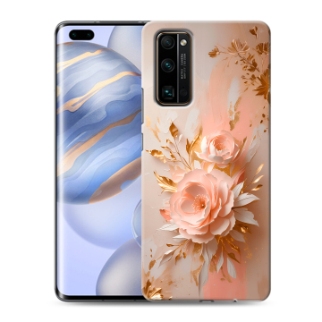 Силиконовый чехол на Huawei Honor 30 Pro с принтом женский