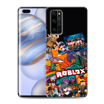 Силиконовый чехол на Huawei Honor 30 Pro с принтом Roblox Роблокс Силиконовый чехол на Huawei Honor 30 Pro с принтом Roblox Роблокс