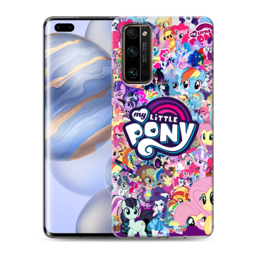 Силиконовый чехол на Huawei Honor 30 Pro с принтом My little pony Дружба чудо Силиконовый чехол на Huawei Honor 30 Pro с принтом My little pony Дружба чудо