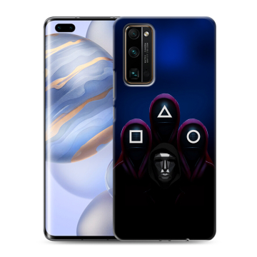 Силиконовый чехол на Huawei Honor 30 Pro с принтом Игра Кальмара