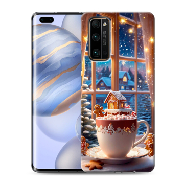 Силиконовый чехол на Huawei Honor 30 Pro с принтом Новый год