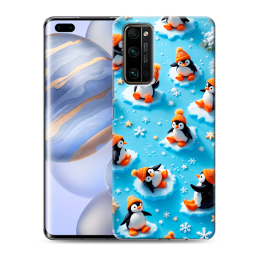 Силиконовый чехол на Huawei Honor 30 Pro с принтом Новый год
