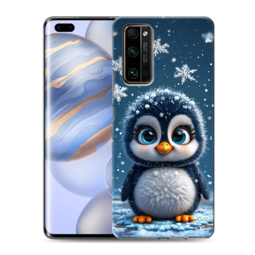Силиконовый чехол на Huawei Honor 30 Pro с принтом Новый год