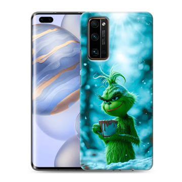 Силиконовый чехол на Huawei Honor 30 Pro с принтом Новый год гринч
