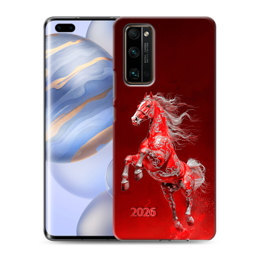 Силиконовый чехол на Huawei Honor 30 Pro с принтом Новый год