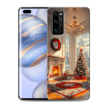 Силиконовый чехол на Huawei Honor 30 Pro с принтом Новый год
