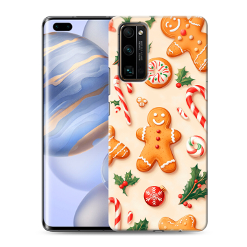Силиконовый чехол на Huawei Honor 30 Pro с принтом Новый год