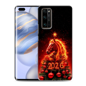 Силиконовый чехол на Huawei Honor 30 Pro с принтом Новый год