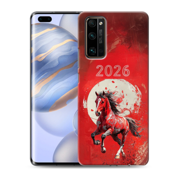 Силиконовый чехол на Huawei Honor 30 Pro с принтом Новый год