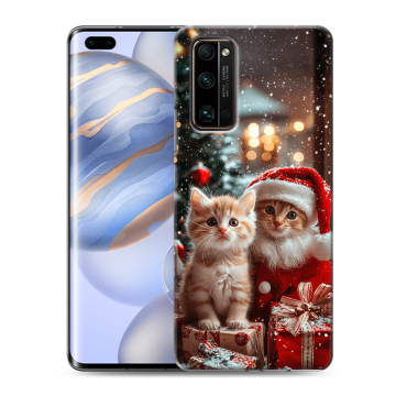 Силиконовый чехол на Huawei Honor 30 Pro с принтом Новый год