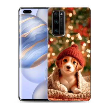 Силиконовый чехол на Huawei Honor 30 Pro с принтом Новый год