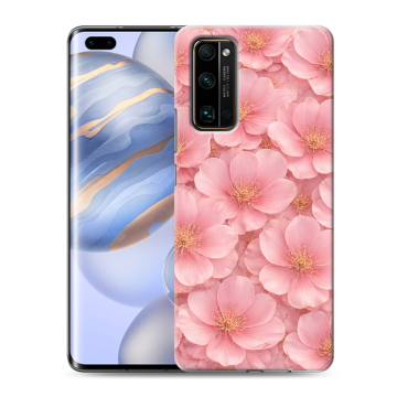 Силиконовый чехол на Huawei Honor 30 Pro с принтом женский