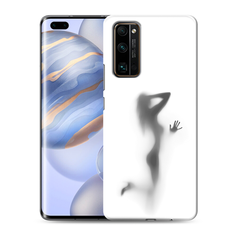 Силиконовый чехол на Huawei Honor 30 Pro с принтом Силуэт Силиконовый чехол на Huawei Honor 30 Pro с принтом Силуэт