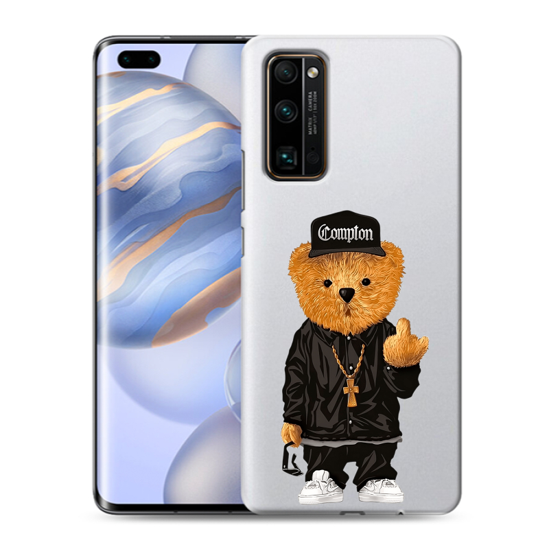 Силиконовый чехол на Huawei Honor 30 Pro с принтом Плюшевый медведь Силиконовый чехол на Huawei Honor 30 Pro с принтом Плюшевый медведь