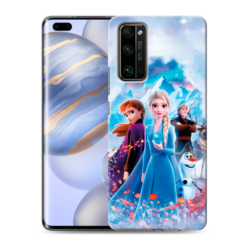 Силиконовый чехол на Huawei Honor 30 Pro с принтом Холодное сердце Frozen Силиконовый чехол на Huawei Honor 30 Pro с принтом Холодное сердце Frozen